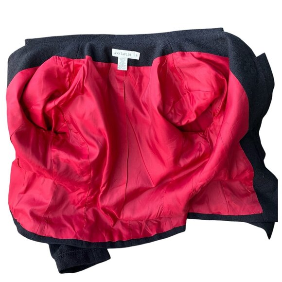 Vintage 90s Womens Black Blazer Frog Closures Soutache Trim Size‎ 14 Made in USA - Picture 6 of 10